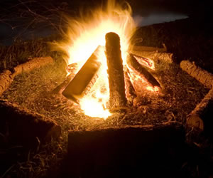 Evening Bonfire